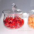 Candy Glass Jar With Lid clear crystal candy glass jar with lid Manufactory